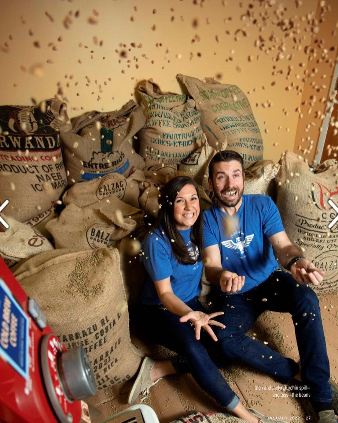 Glen and Jaclyn Turchin, founders of Otus Coffee