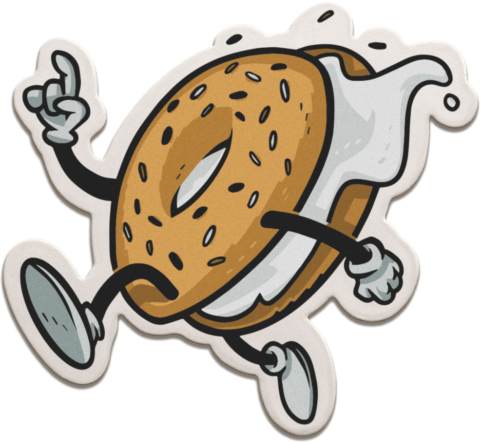 The Bagel Guy illustration